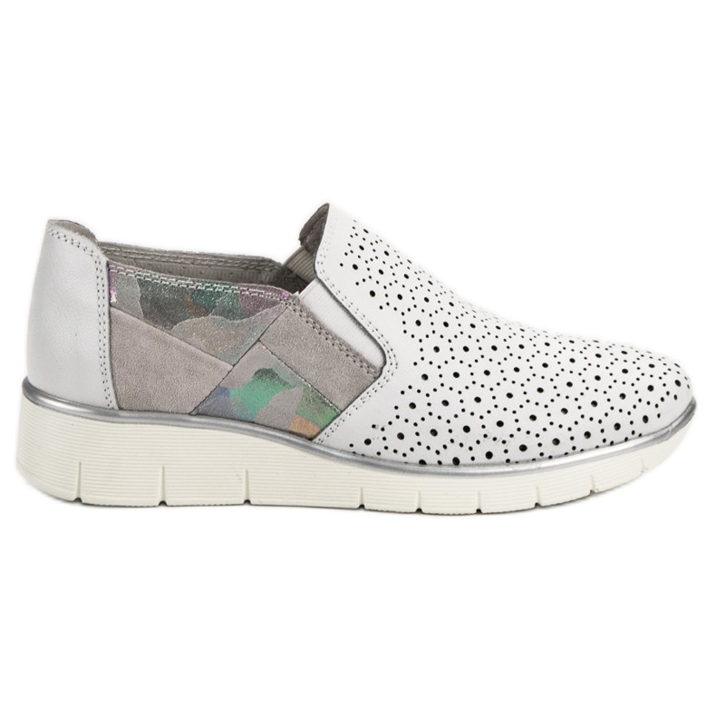 Filippo Scarpe bianche senza lacci bianca