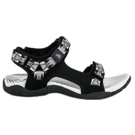 American Club Sandali da donna comodi nero