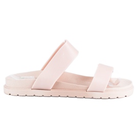 Ciabatte da donna in polvere rosa