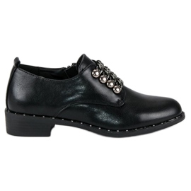 Marquiz Scarpe nere come la roccia nero