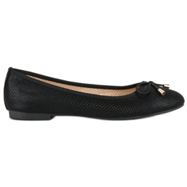 Super Mode Ballerine traforate nero