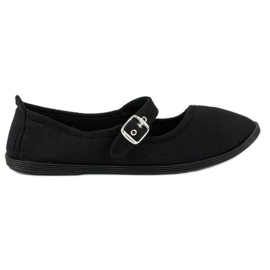 Ballerine nere con cintura mckeylor nero