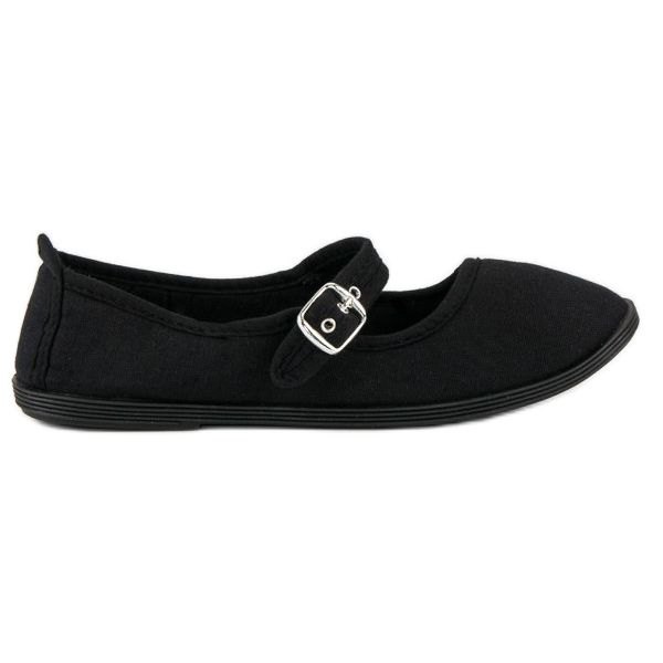 Ballerine nere con cintura mckeylor nero