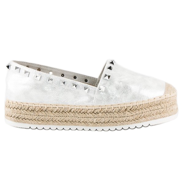 Forever Folie Espadrillas sulla piattaforma grigio