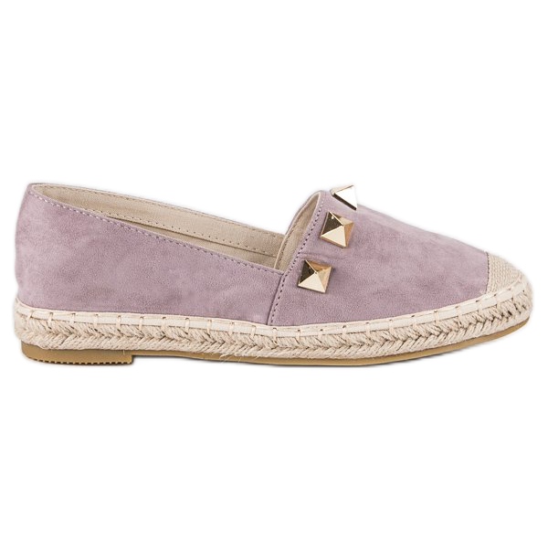Bestelle Espadrillas viola con strass