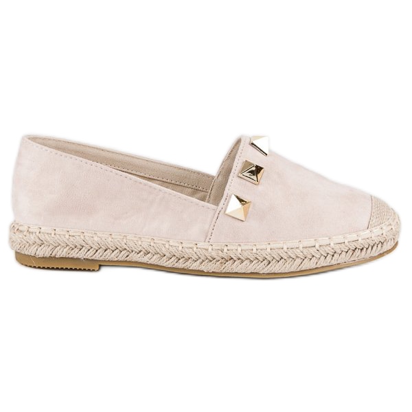 Bestelle Espadrillas beige con strass