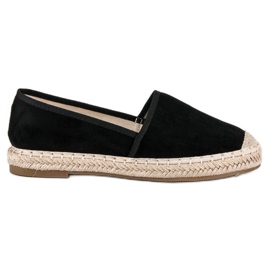 Erynn Espadrillas in camoscio nero