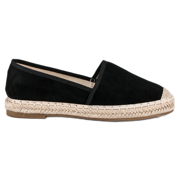 Erynn Espadrillas in camoscio nero