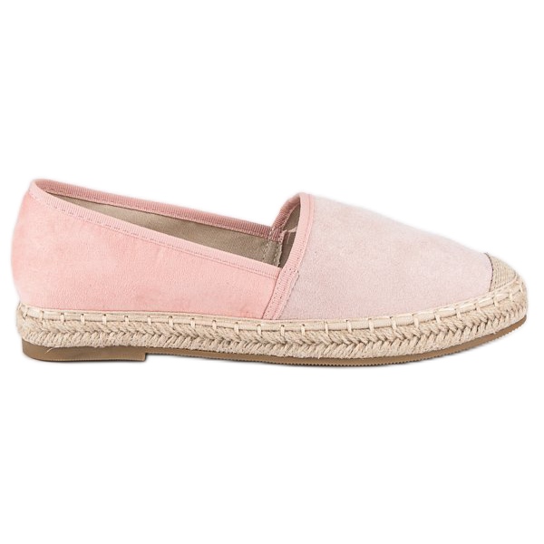 Erynn Espadrillas in camoscio rosa
