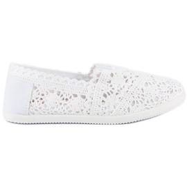 Marquiz Sneakers bianche in pizzo bianco