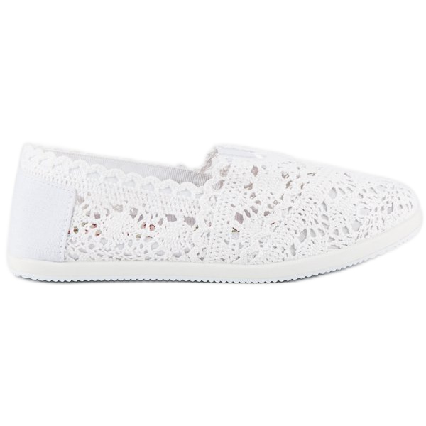 Marquiz Sneakers bianche in pizzo bianca
