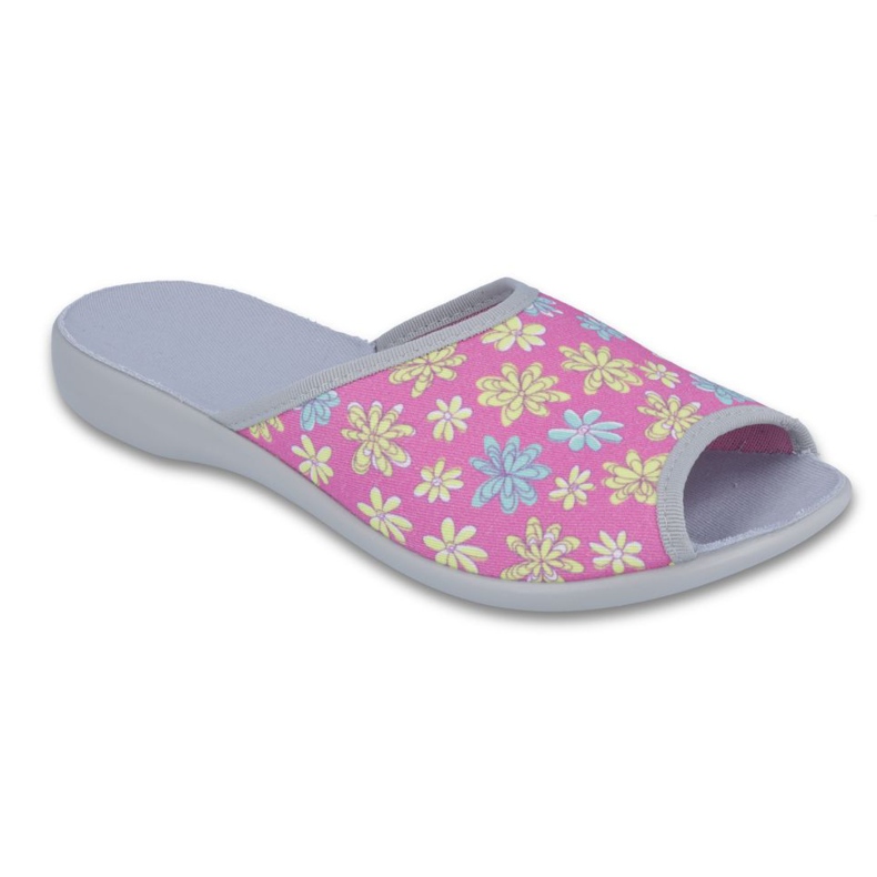 Befado scarpe da donna pu c 254D091 blu giallo rosa