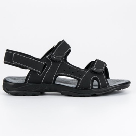 Hasby Sandali con velcro nero