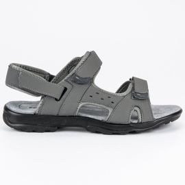 Hasby Sandali con velcro grigio
