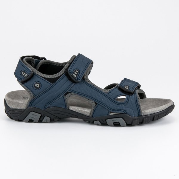 American Club Sandali velcro americani blu navy