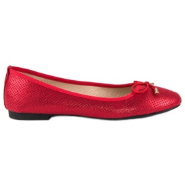 Super Mode Ballerine traforate rosso