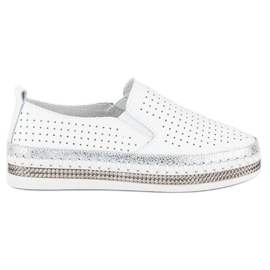 Sneaker Vinceza in pelle bianca