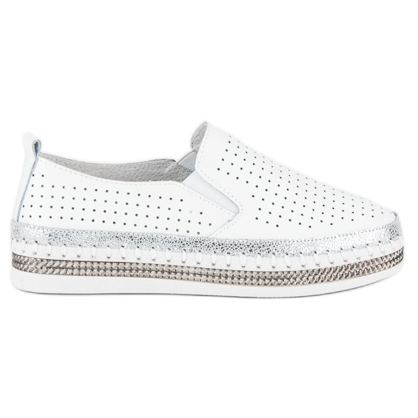 Sneaker Vinceza in pelle bianca