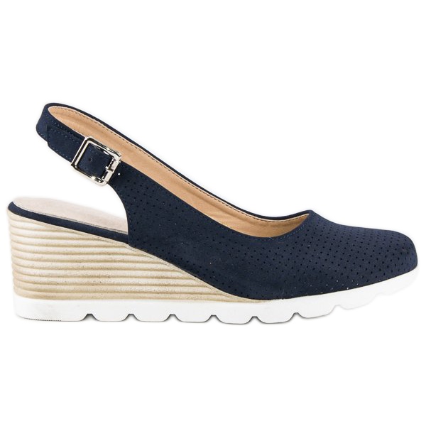 Pompe vinceza traforate blu