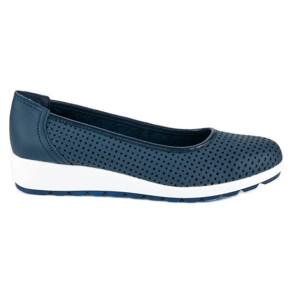 Ballerine vinceza in pelle blu