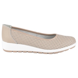 Ballerine vinceza in pelle marrone