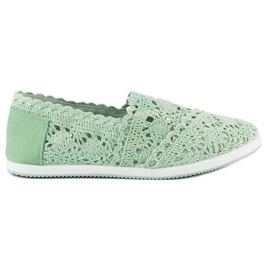 Marquiz Sneakers in pizzo color menta verde