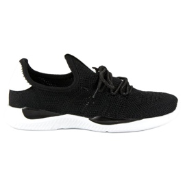 Sport Sneakers slip-on ariose bianca nero