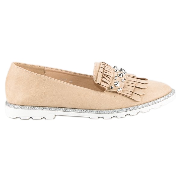 Forever Folie Mocassini eleganti in camoscio marrone