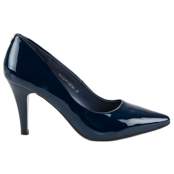 Tacchi vinceza verniciati blu navy
