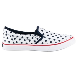 McKey Sneakers slipony a pois bianco