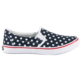 McKey Sneakers slipony a pois blu