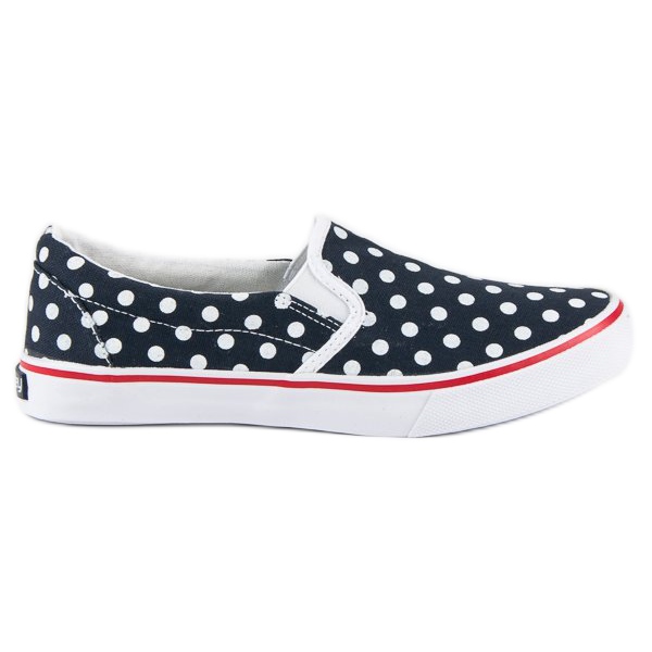 McKey Sneakers slipony a pois blu