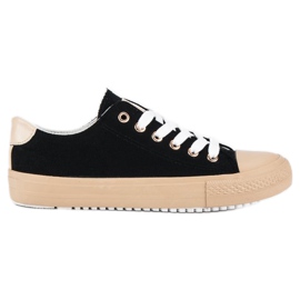 Seastar Scarpe da ginnastica legate nero