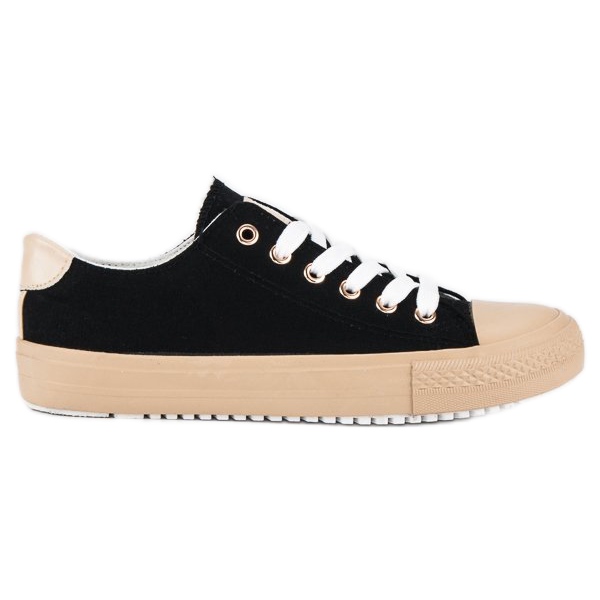 Seastar Scarpe da ginnastica legate nero