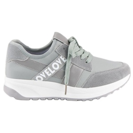 Scarpe sportive grigie grigio