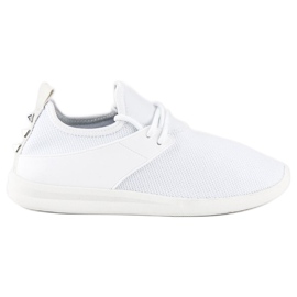 Super Me Sneakers bianche in tessuto bianco