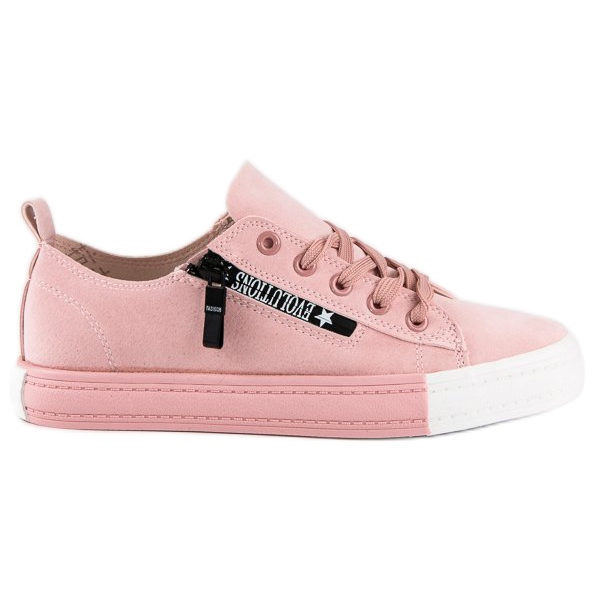 Seastar Sneakers in camoscio rosa