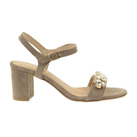 Sandali sul palo Sagan 53214 beige