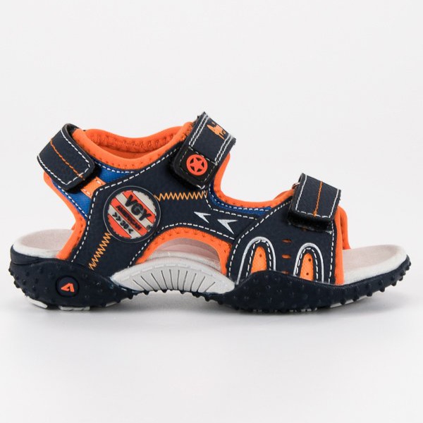 American Club Comodi sandali americani blu