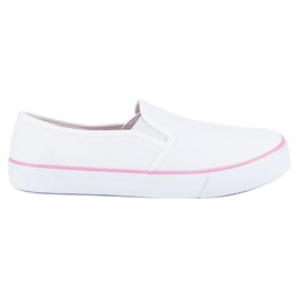 McKey Slipons in tessuto bianco bianca
