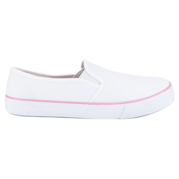 McKey Slipons in tessuto bianco bianca