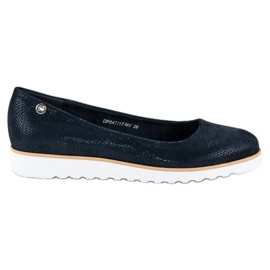 Filippo Ballerine stampa serpente blu navy