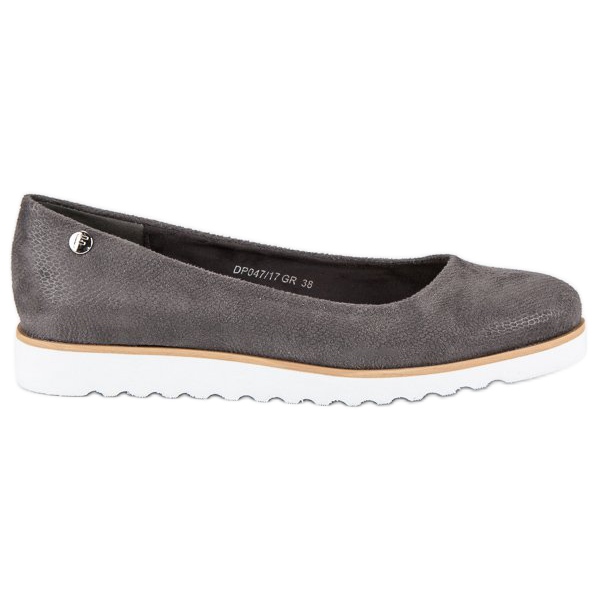 Filippo Ballerine stampa serpente grigio