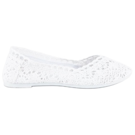 Seastar Ballerine in pizzo bianco