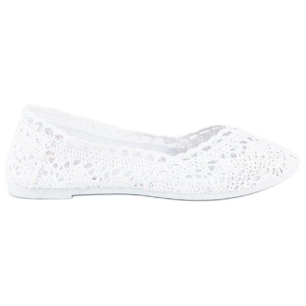Seastar Ballerine in pizzo bianco bianca