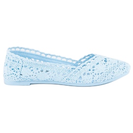 Seastar Ballerine in pizzo blu