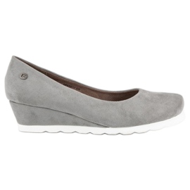 Filippo Décolleté da donna in camoscio grigio