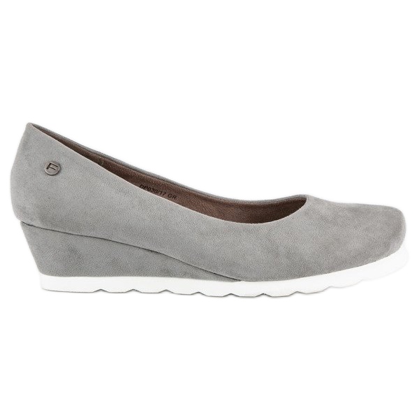 Filippo Décolleté da donna in camoscio grigio