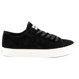 Andy Z Sneakers stringate in camoscio nero