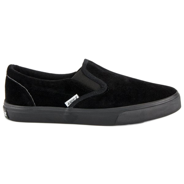 Andy Z Slip-on in camoscio nero